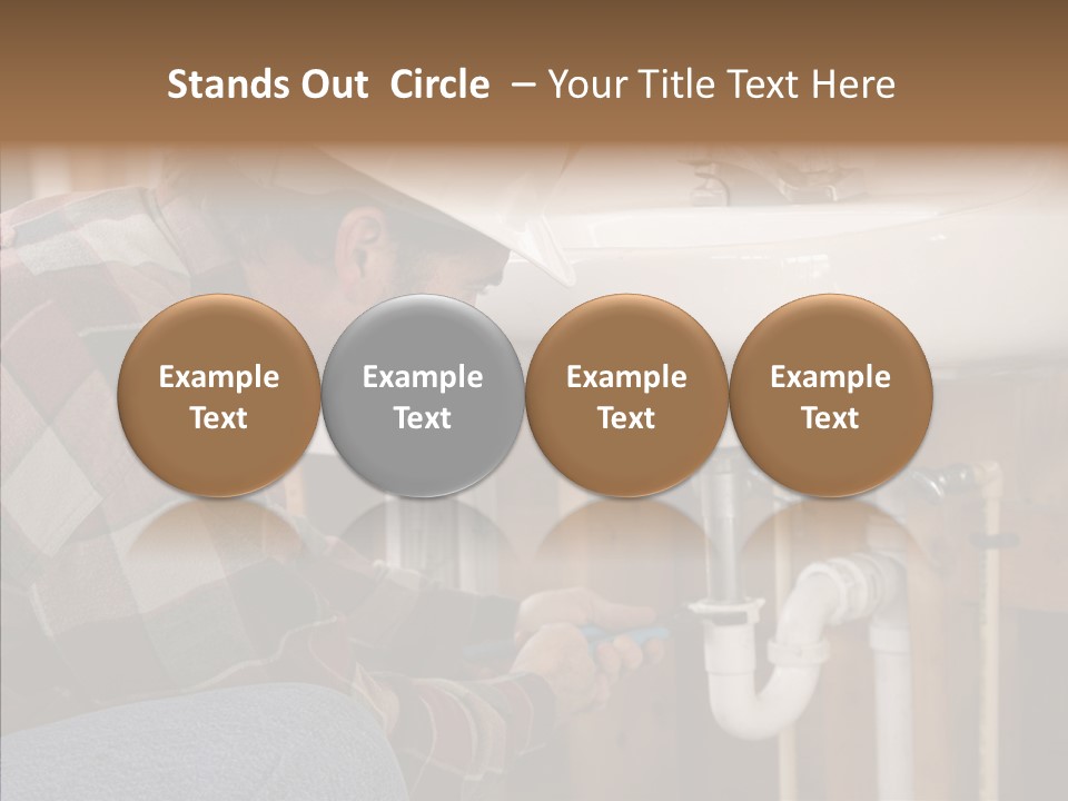 Plumbing Unions Site PowerPoint Template