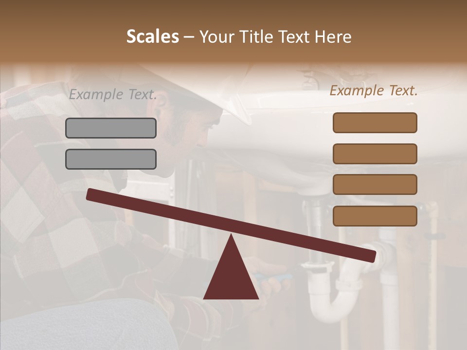 Plumbing Unions Site PowerPoint Template