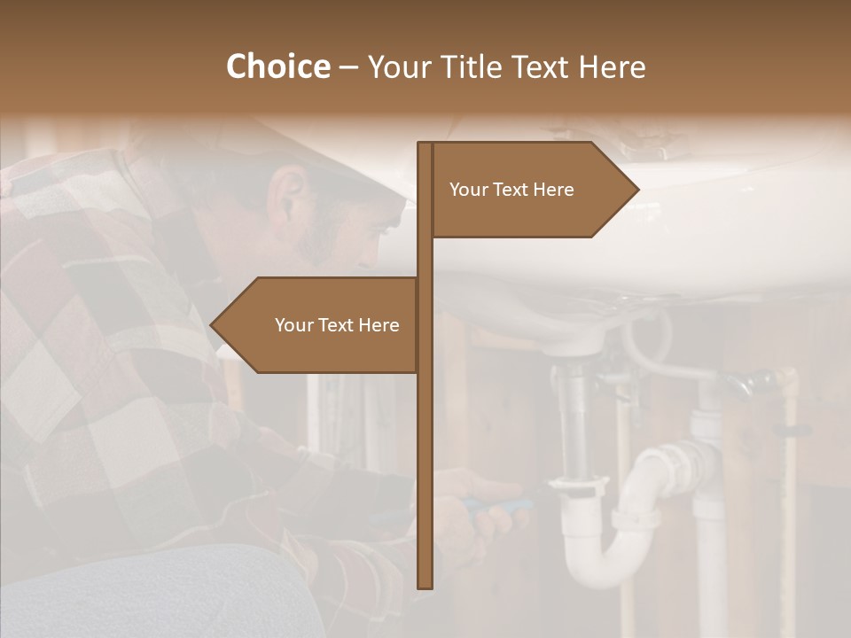 Plumbing Unions Site PowerPoint Template