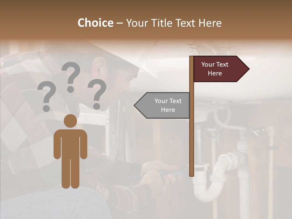 Plumbing Unions Site PowerPoint Template