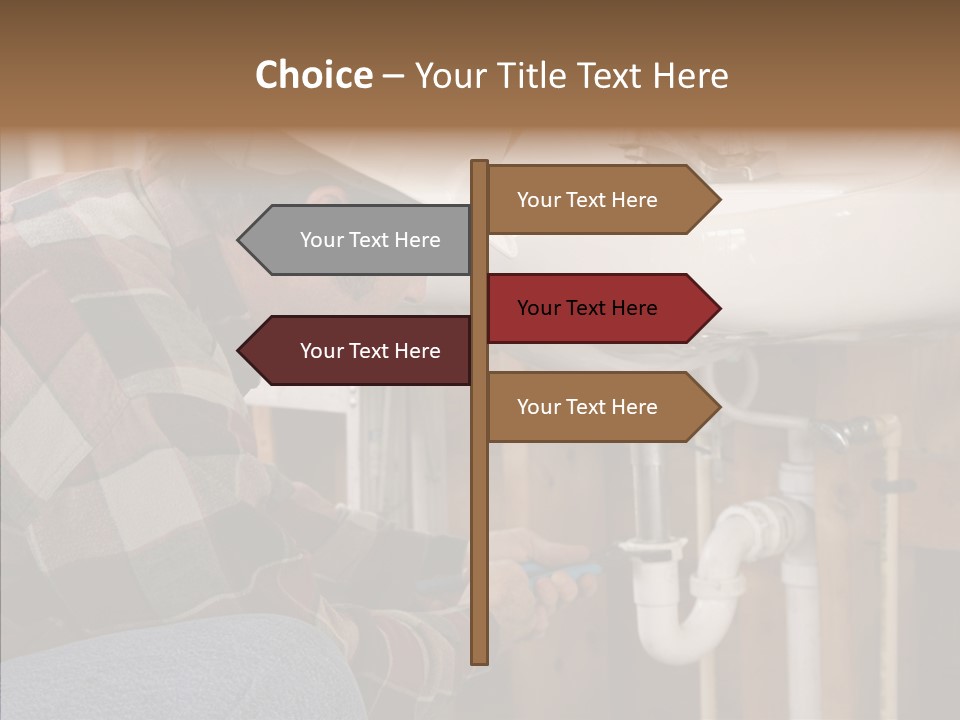 Plumbing Unions Site PowerPoint Template