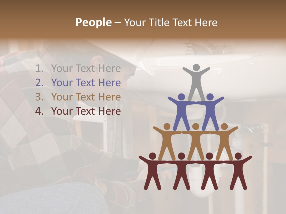 Plumbing Unions Site PowerPoint Template