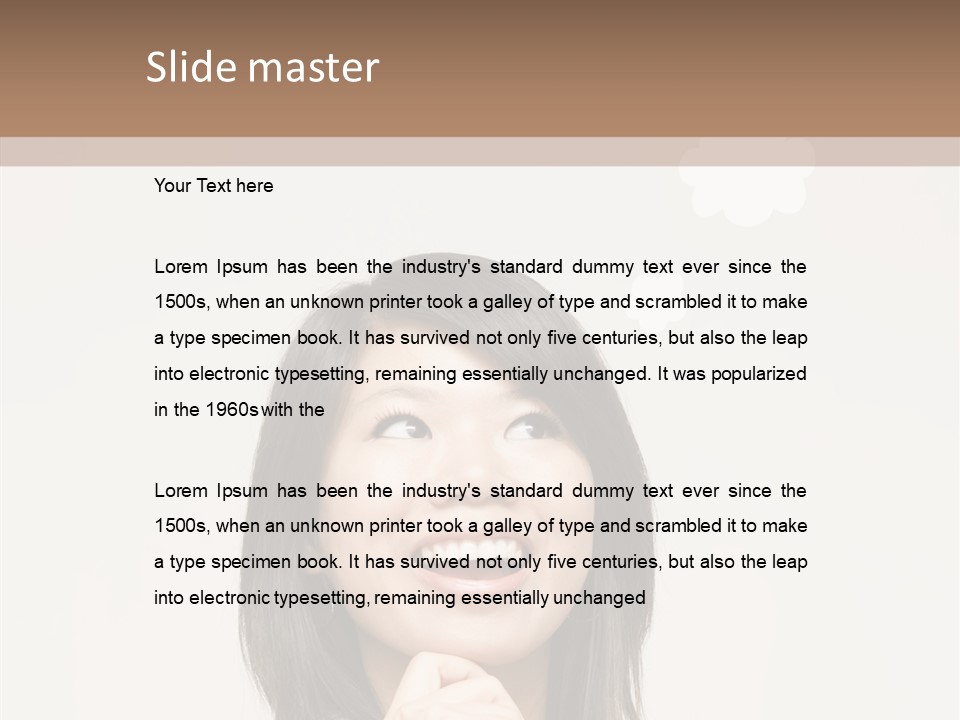 Imagine Pose Copy PowerPoint Template