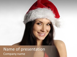 Festive Xmas Beauty PowerPoint Template