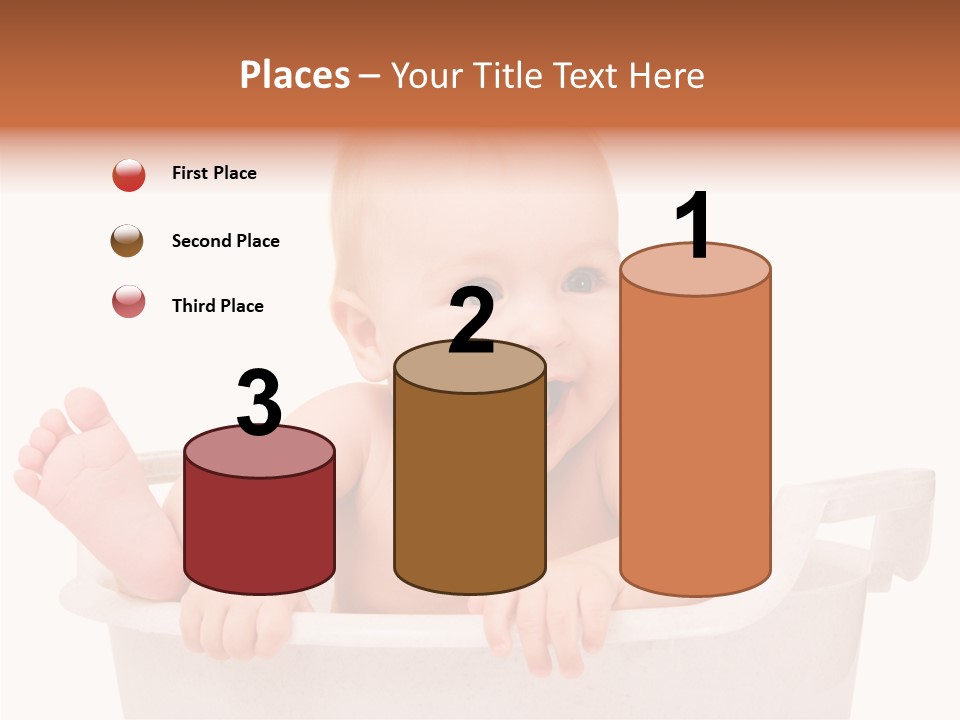 Beautiful Blond Water PowerPoint Template