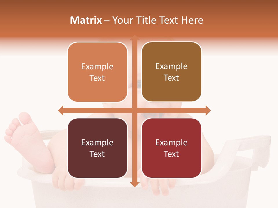 Beautiful Blond Water PowerPoint Template