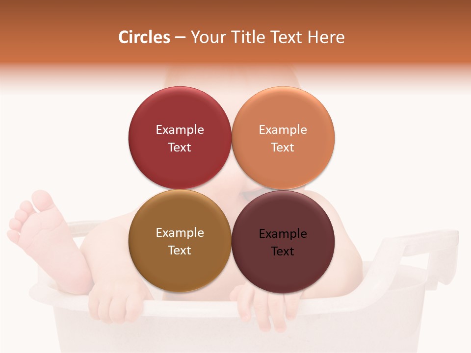 Beautiful Blond Water PowerPoint Template