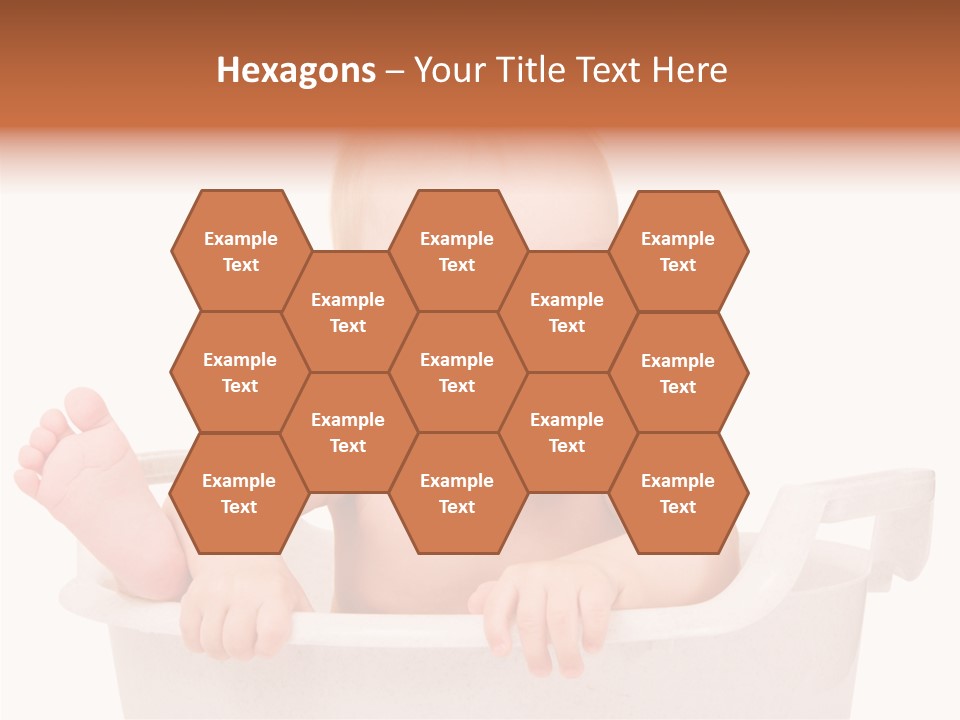 Beautiful Blond Water PowerPoint Template