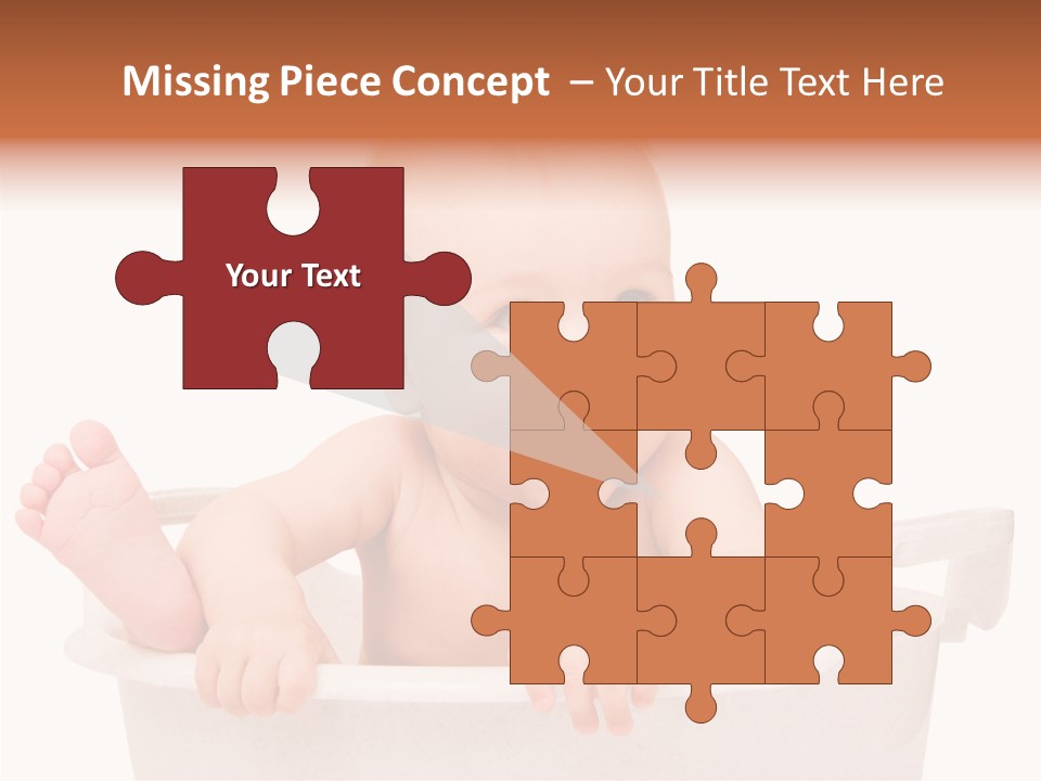 Beautiful Blond Water PowerPoint Template