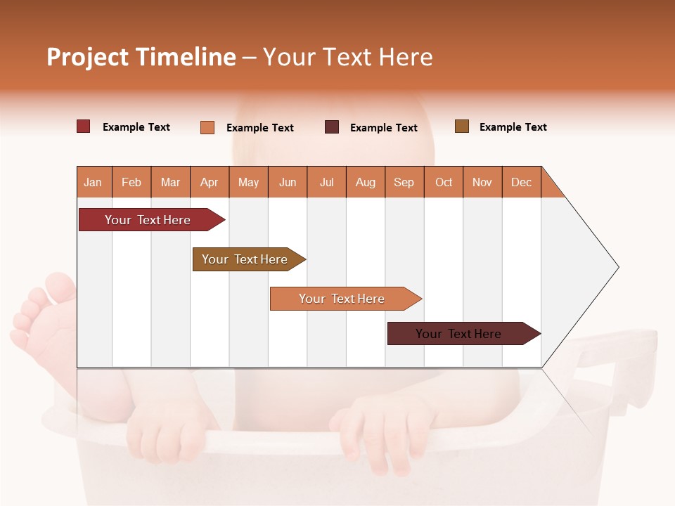 Beautiful Blond Water PowerPoint Template