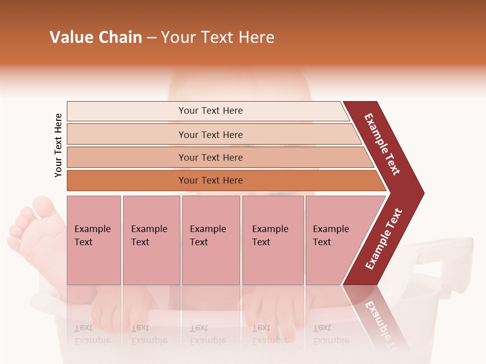 Beautiful Blond Water PowerPoint Template