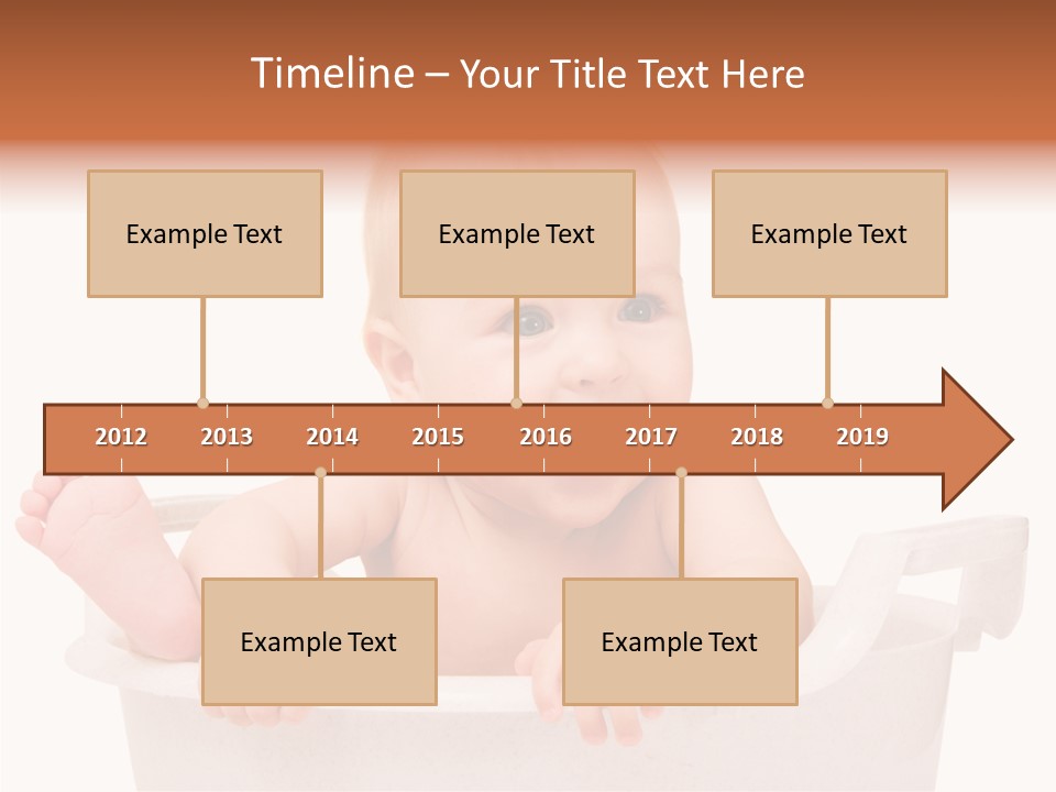 Beautiful Blond Water PowerPoint Template