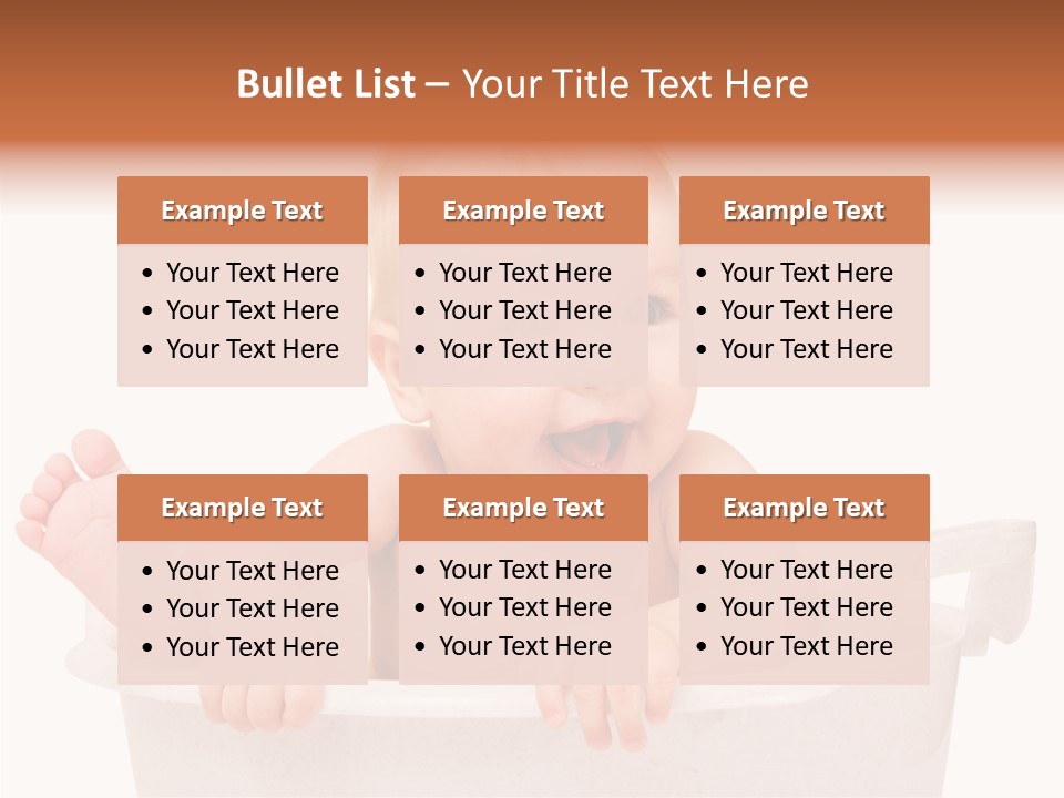 Beautiful Blond Water PowerPoint Template