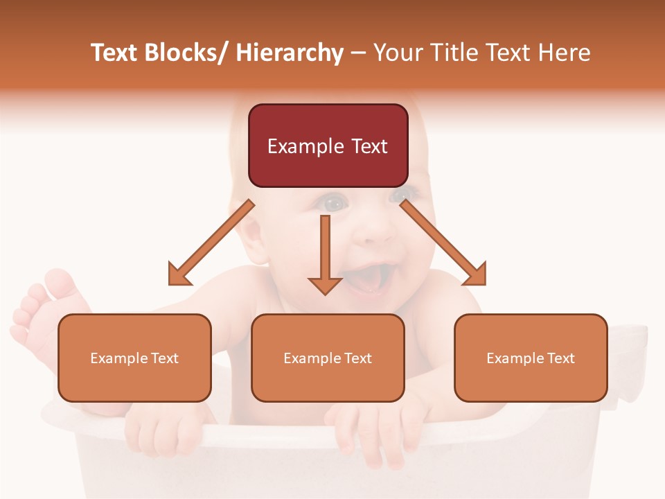 Beautiful Blond Water PowerPoint Template