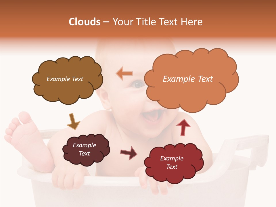 Beautiful Blond Water PowerPoint Template