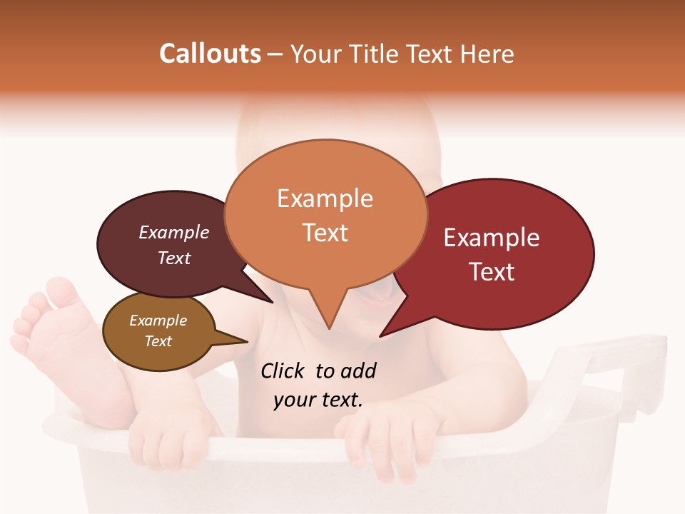 Beautiful Blond Water PowerPoint Template