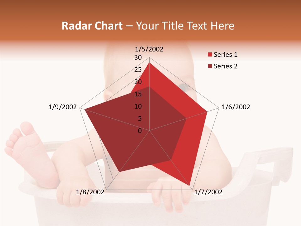 Beautiful Blond Water PowerPoint Template