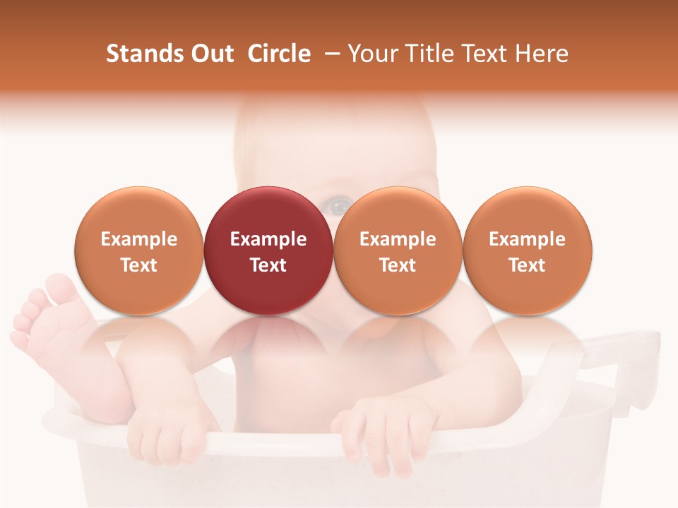 Beautiful Blond Water PowerPoint Template