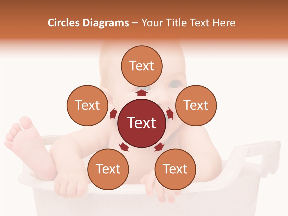 Beautiful Blond Water PowerPoint Template