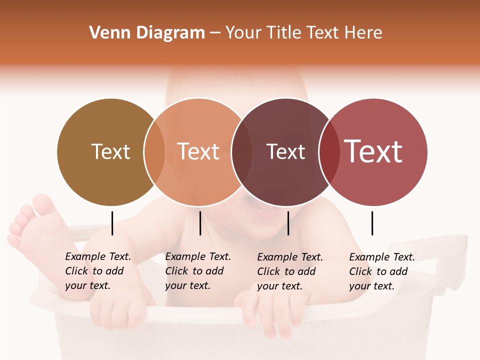 Beautiful Blond Water PowerPoint Template