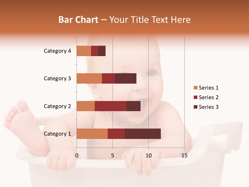 Beautiful Blond Water PowerPoint Template