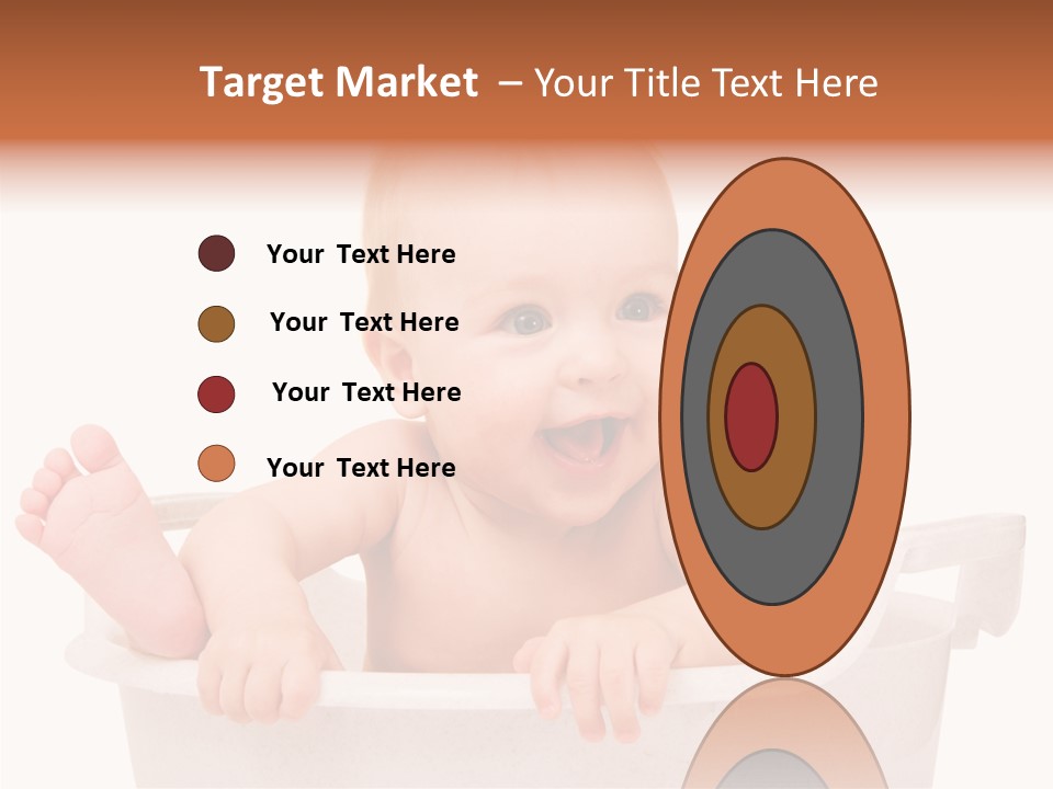 Beautiful Blond Water PowerPoint Template