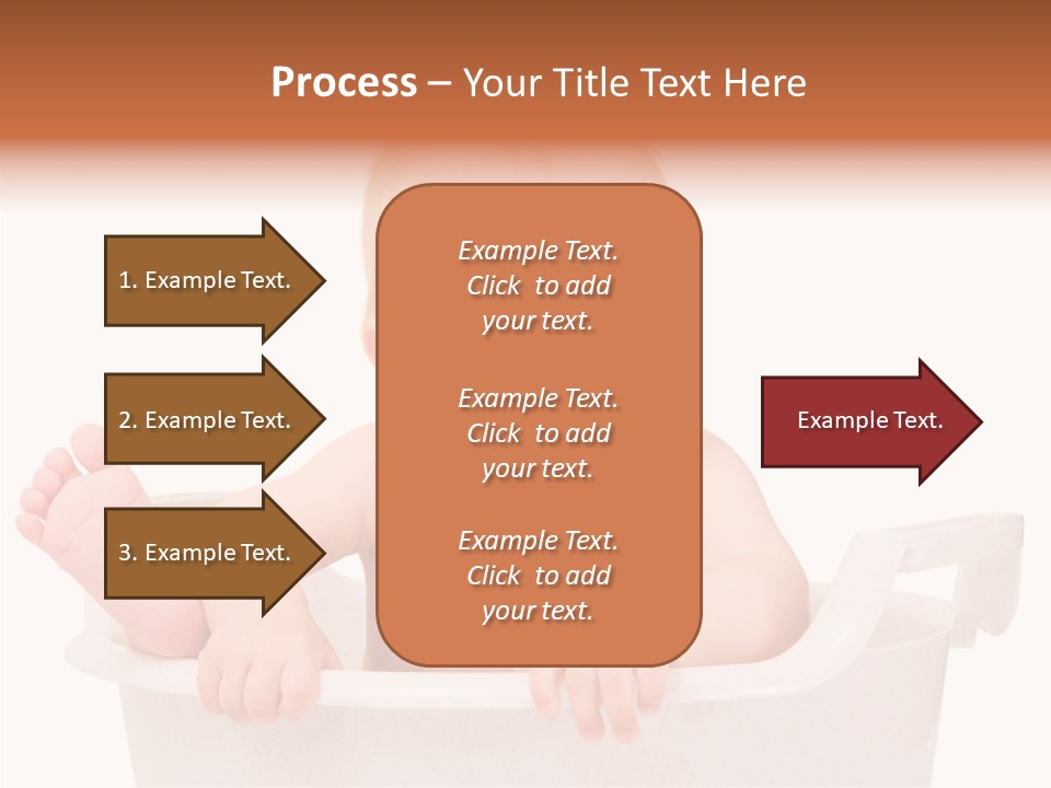 Beautiful Blond Water PowerPoint Template