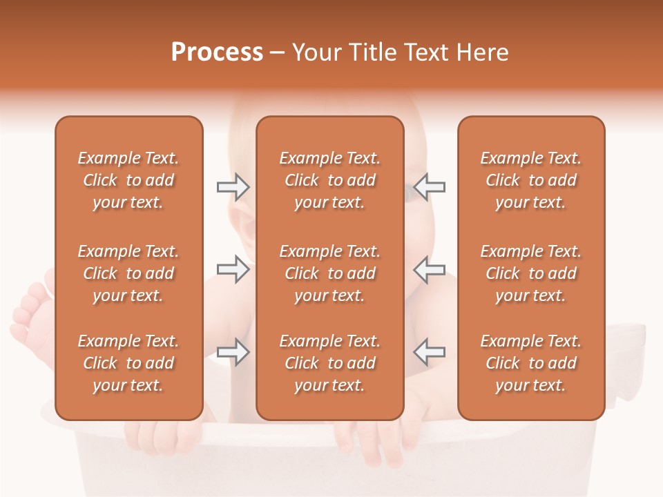 Beautiful Blond Water PowerPoint Template