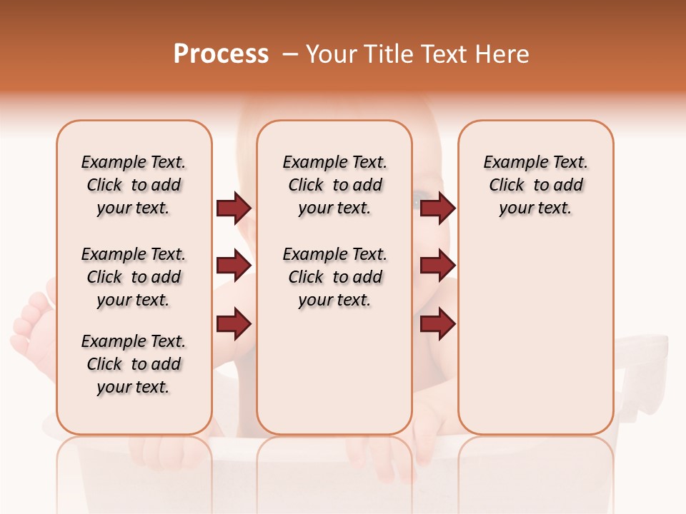 Beautiful Blond Water PowerPoint Template