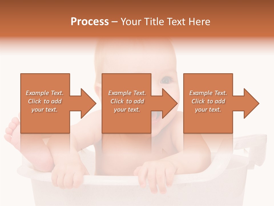 Beautiful Blond Water PowerPoint Template