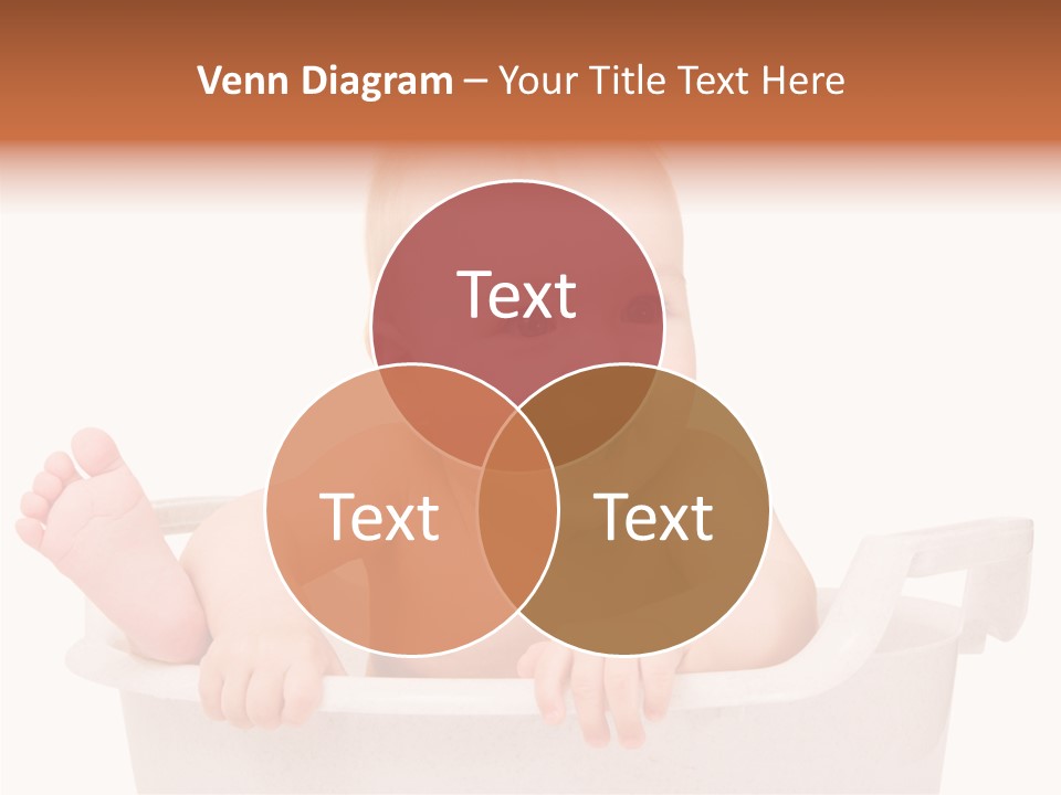 Beautiful Blond Water PowerPoint Template