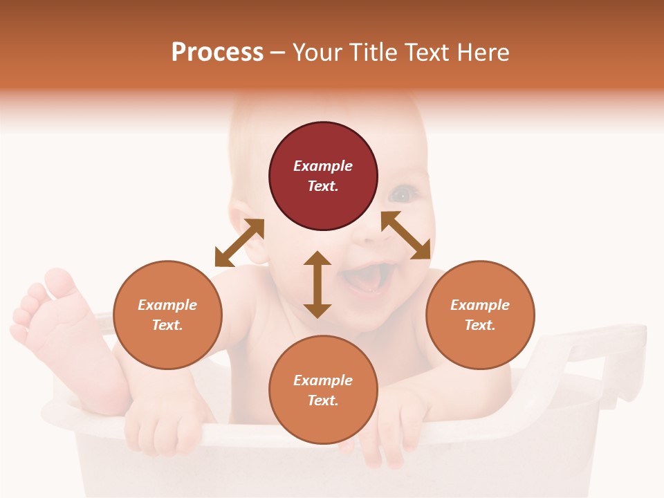 Beautiful Blond Water PowerPoint Template