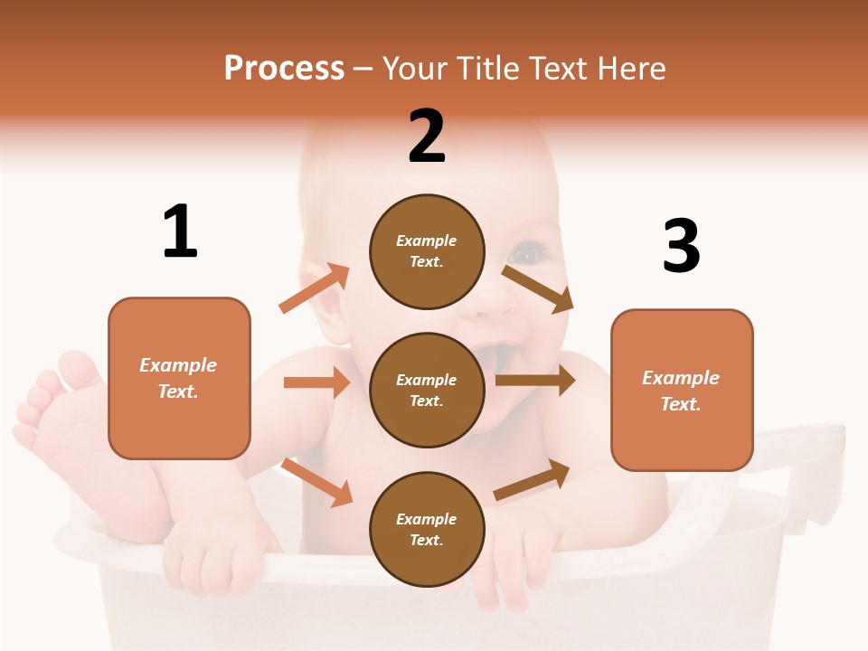 Beautiful Blond Water PowerPoint Template