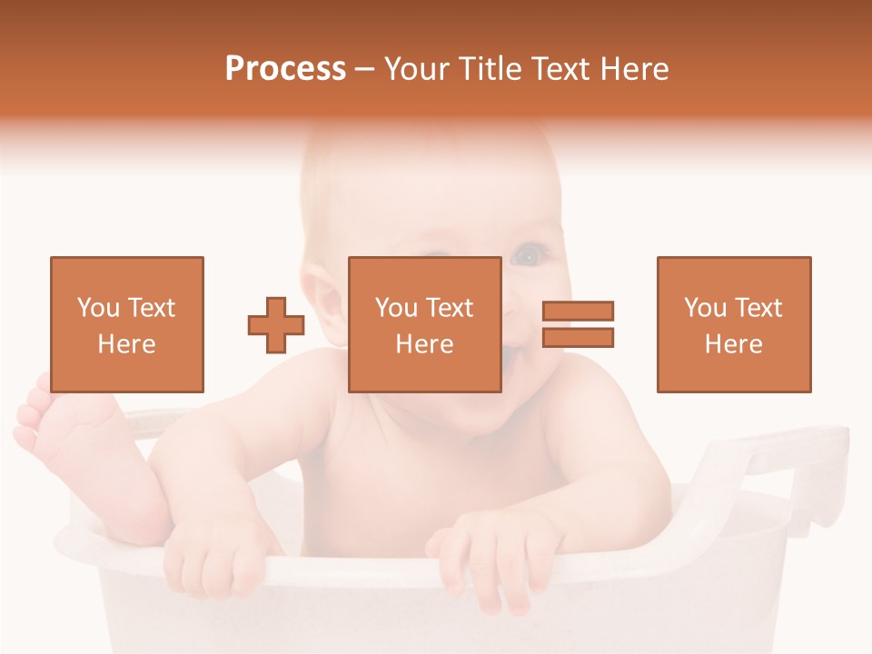 Beautiful Blond Water PowerPoint Template