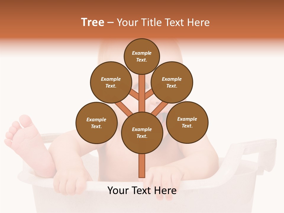 Beautiful Blond Water PowerPoint Template