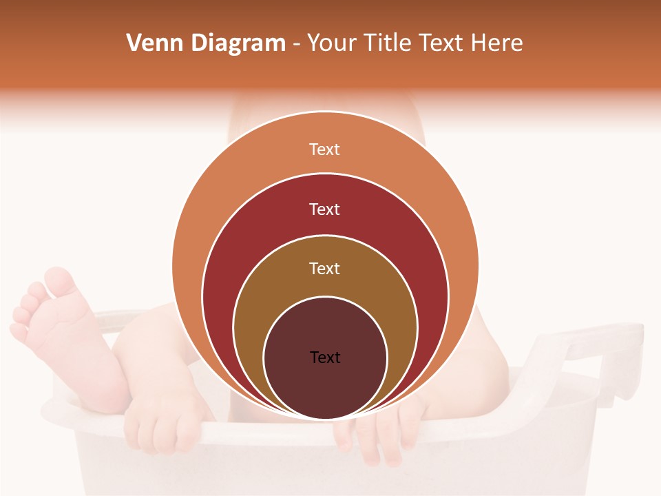 Beautiful Blond Water PowerPoint Template