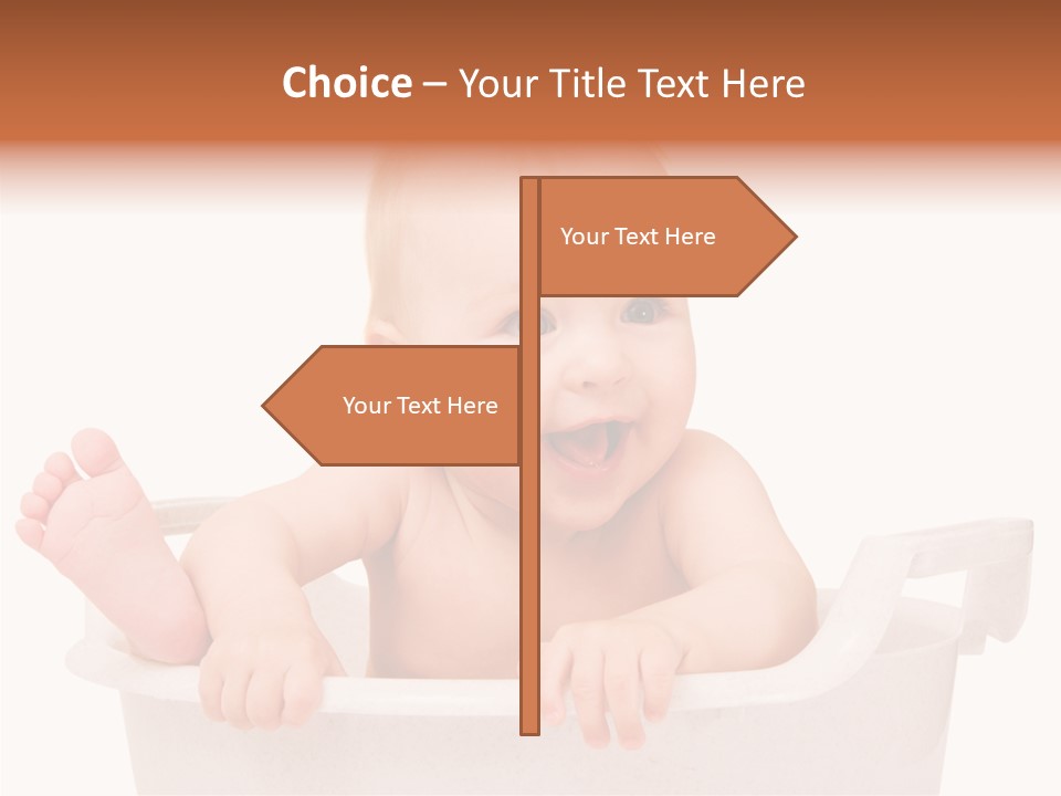 Beautiful Blond Water PowerPoint Template