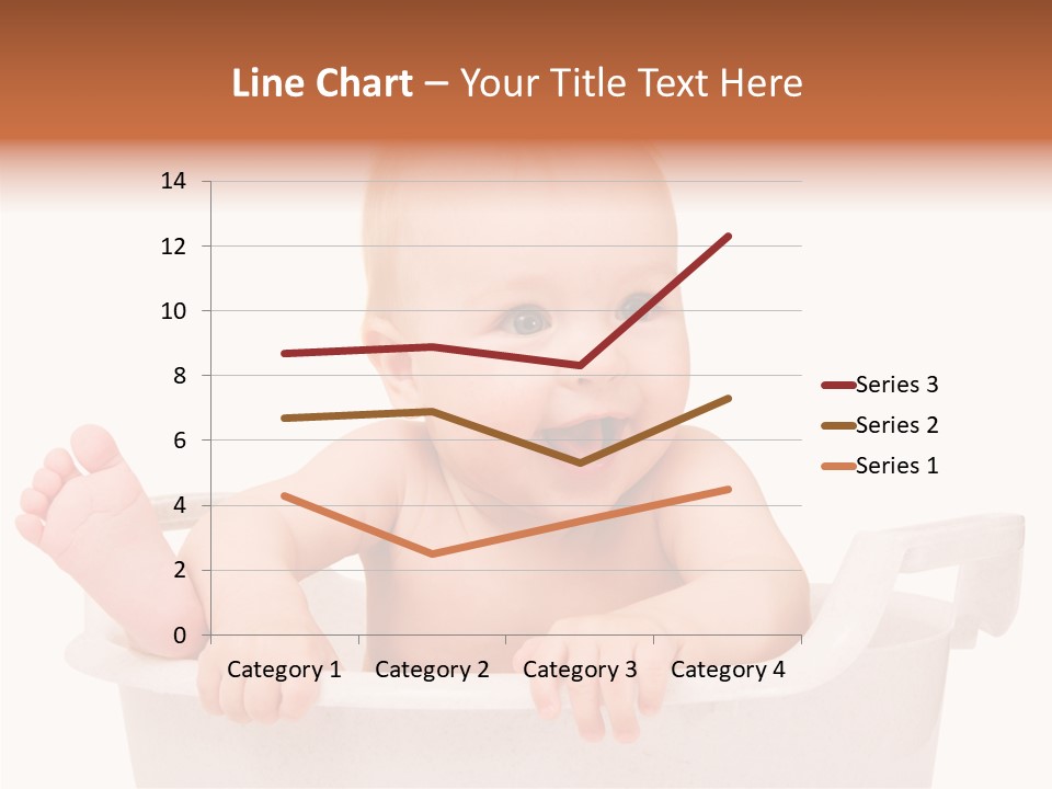 Beautiful Blond Water PowerPoint Template