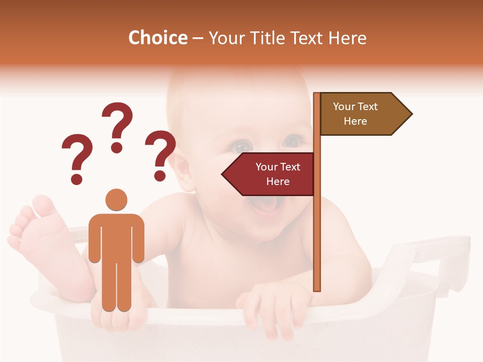 Beautiful Blond Water PowerPoint Template