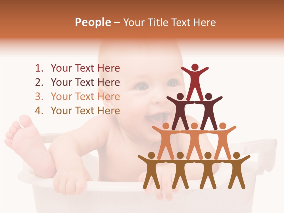 Beautiful Blond Water PowerPoint Template