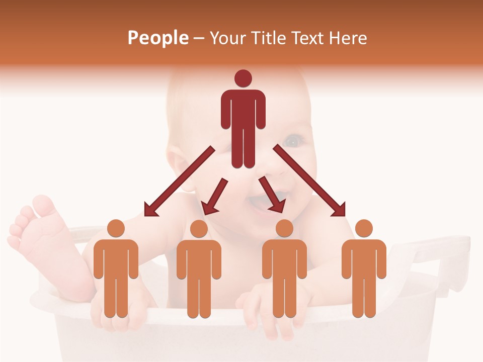 Beautiful Blond Water PowerPoint Template