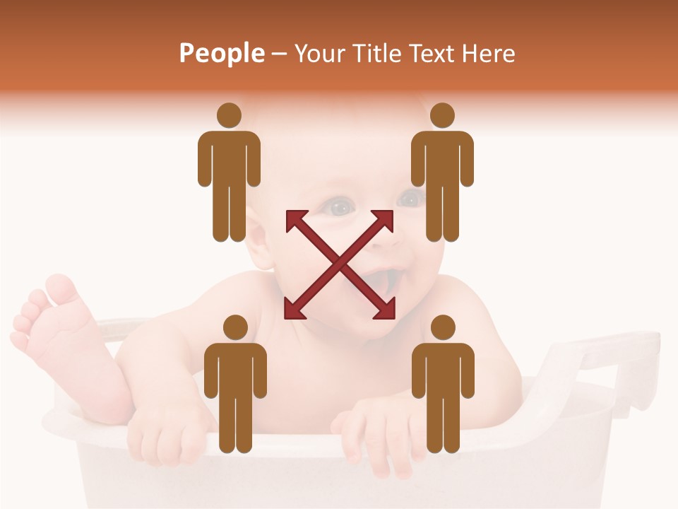 Beautiful Blond Water PowerPoint Template