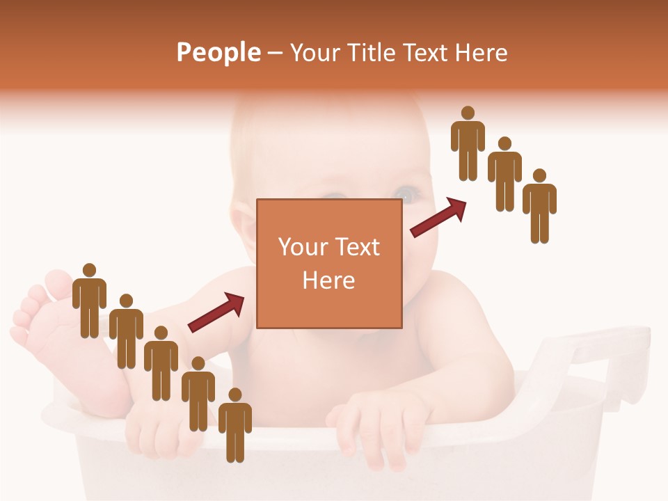 Beautiful Blond Water PowerPoint Template