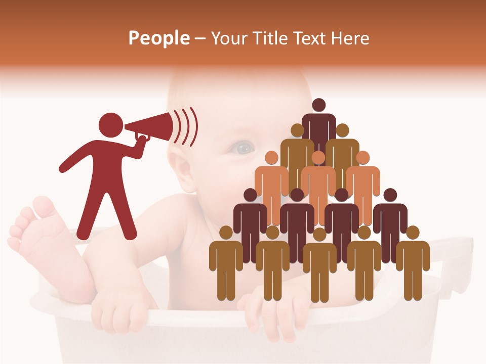 Beautiful Blond Water PowerPoint Template