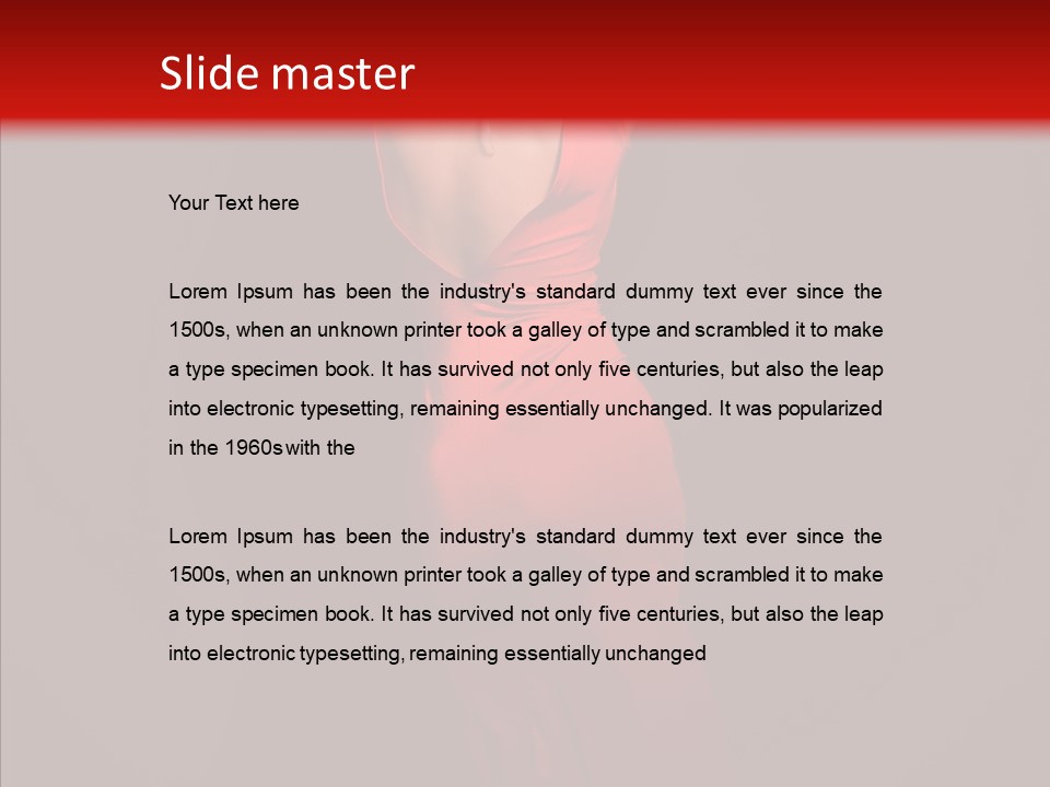 Black Body Fashion PowerPoint Template