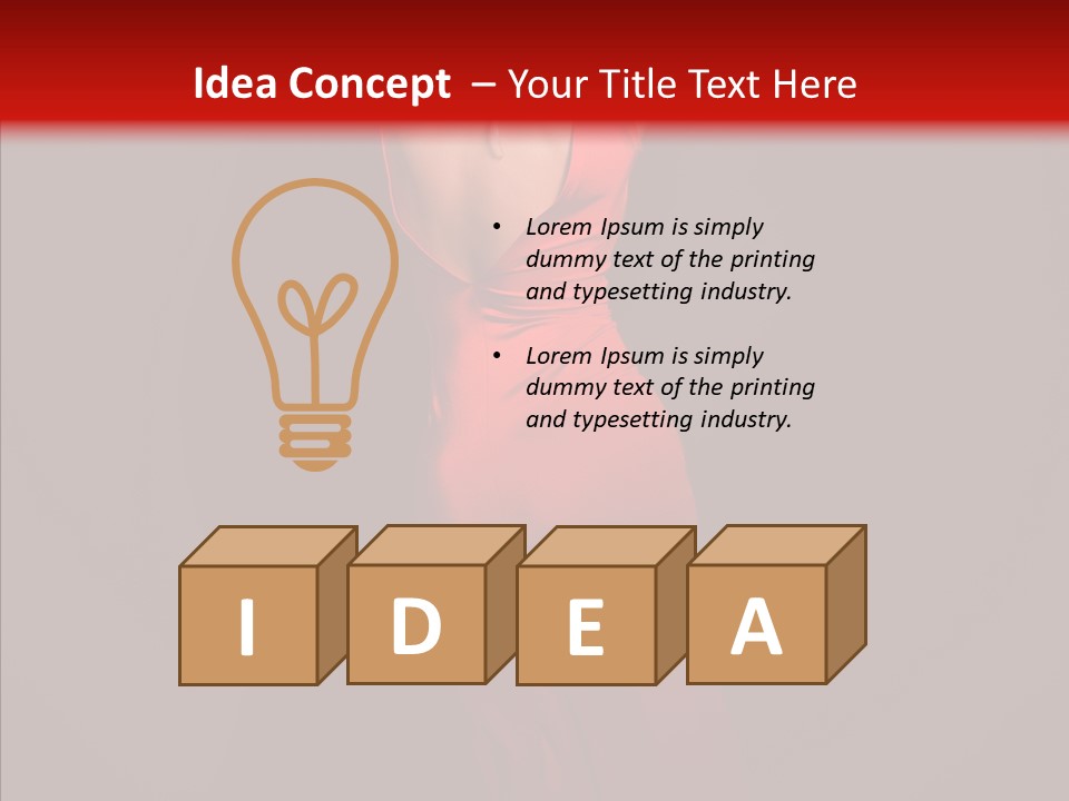 Black Body Fashion PowerPoint Template