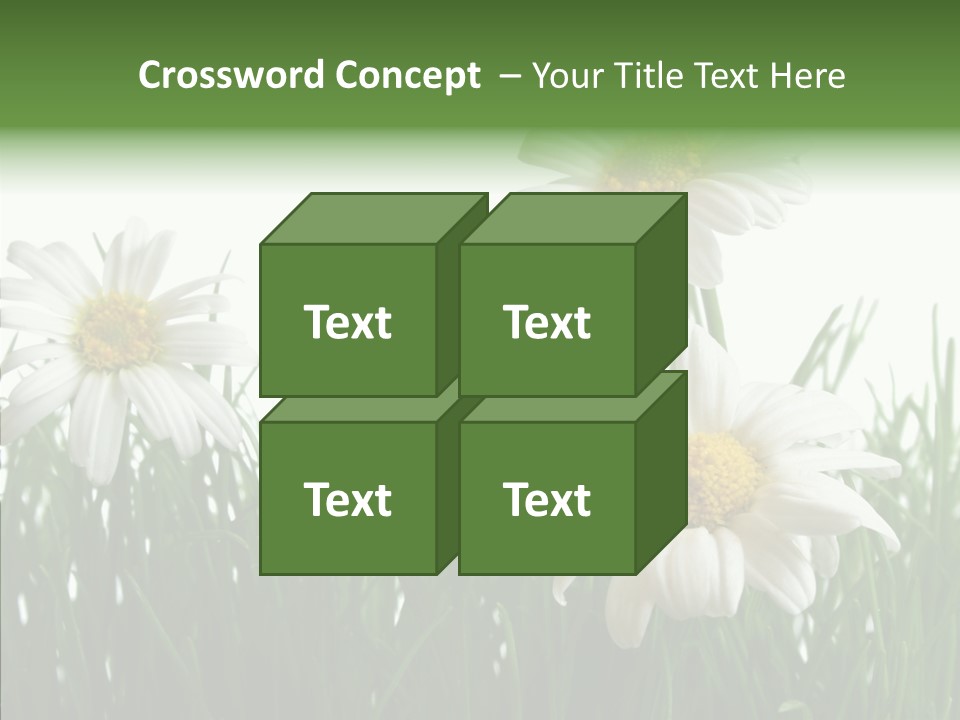 Flower Growth Grass PowerPoint Template