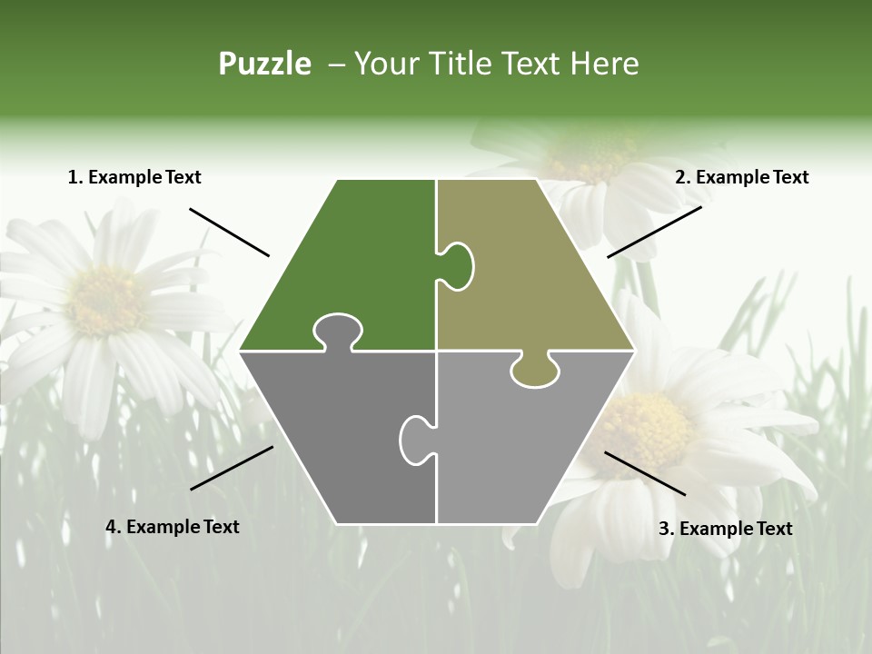 Flower Growth Grass PowerPoint Template