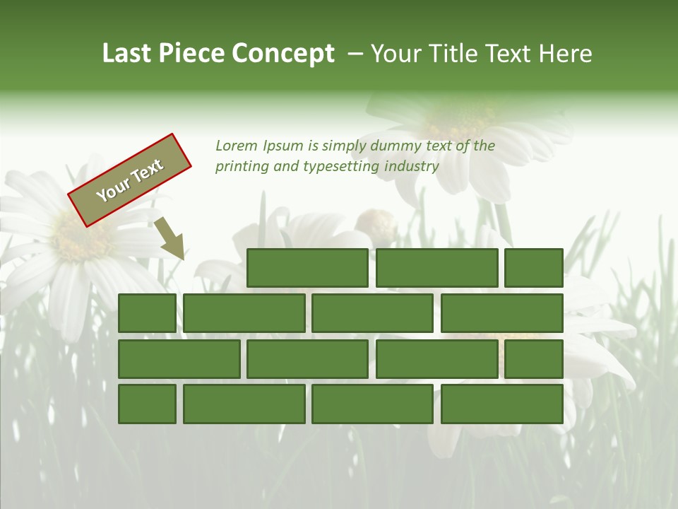 Flower Growth Grass PowerPoint Template