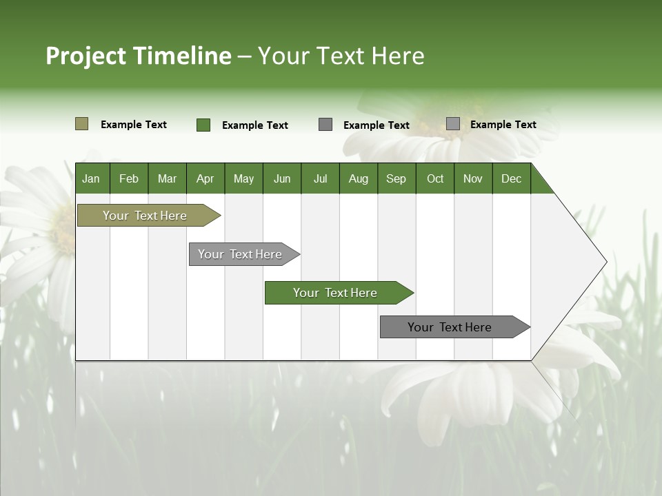 Flower Growth Grass PowerPoint Template